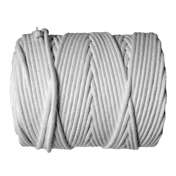 Cuerda algodón trenzada y rellena algodón Blanco - Imagen 3