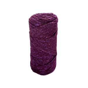 Cotton Air Glitter color ciruela - plum