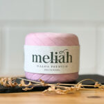Cinta de tela premium Meliah color 348 rosa bebe