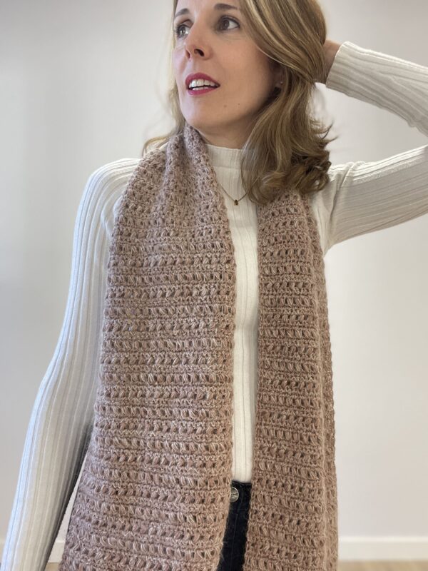 Patron Bufanda Juliette por @lanamalacrochet - Imagen 2