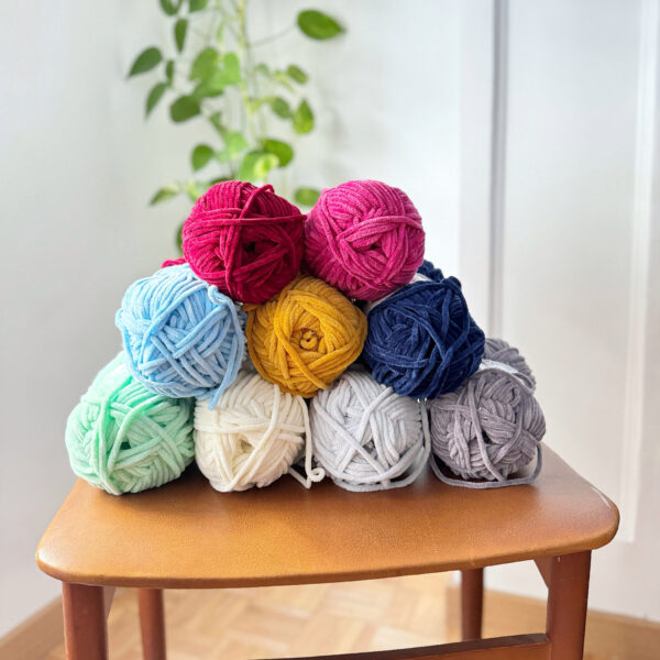 Chenille Gris claro - Imagen 2