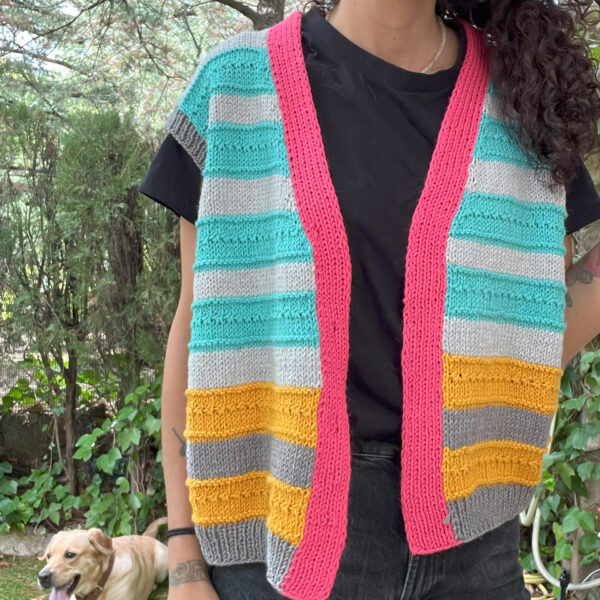 Chaleco Nono por @knitandpepper